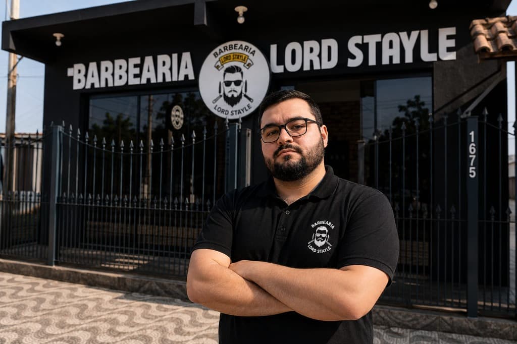 Barbearia Lord Stayle - Equipe e ambiente